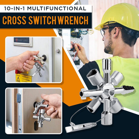 10 In 1 Multifunctional Cross Switch Wrench