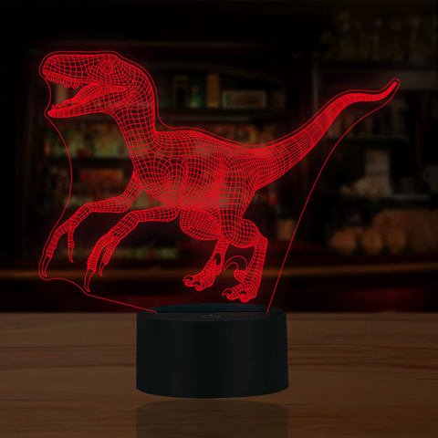 Velociraptor 3D Lamp - Prime Gift Ideas
